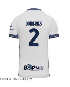 Inter Milan Denzel Dumfries #2 Tricou Fotbal Replică 2024-25 Barbati Deplasare